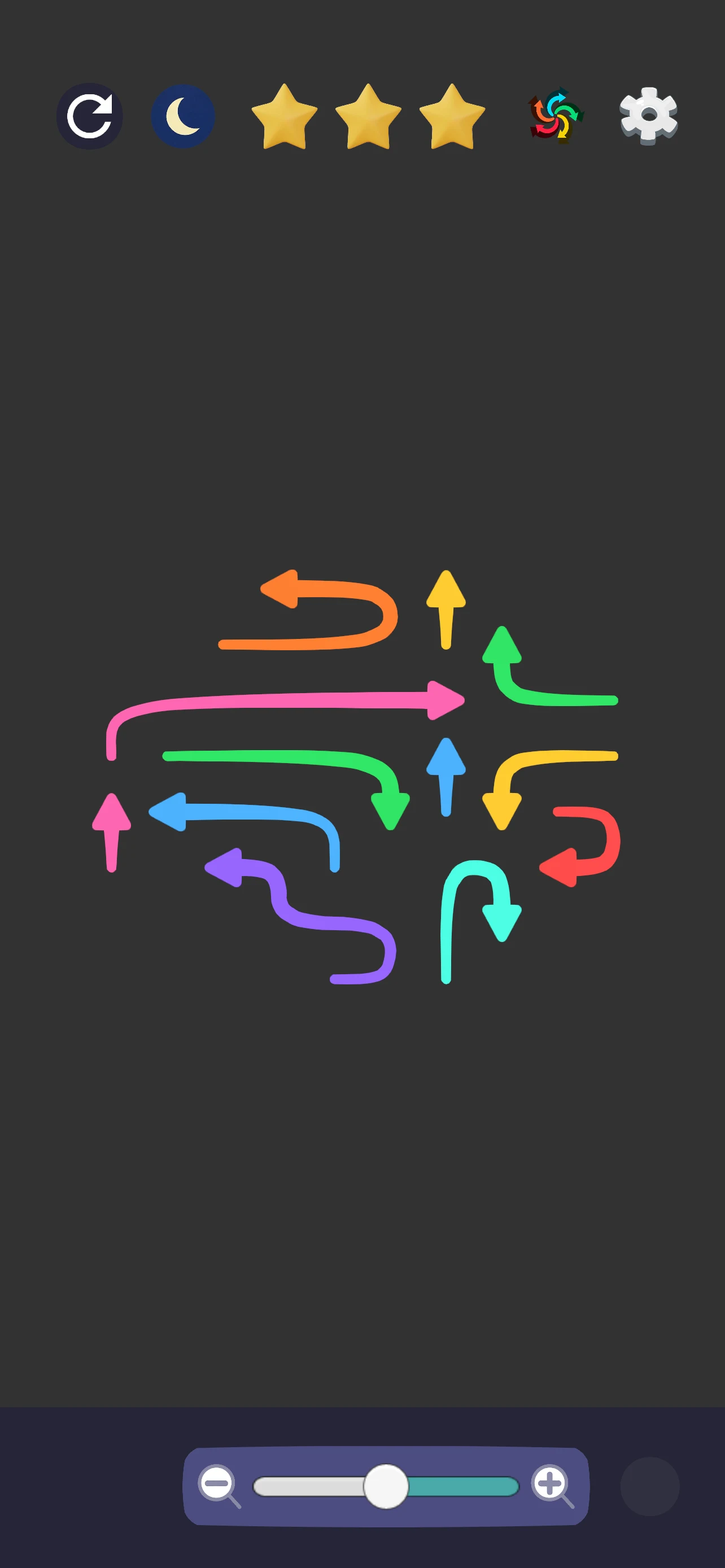 Arrow Curve: Out Flow Puzzle screenshot