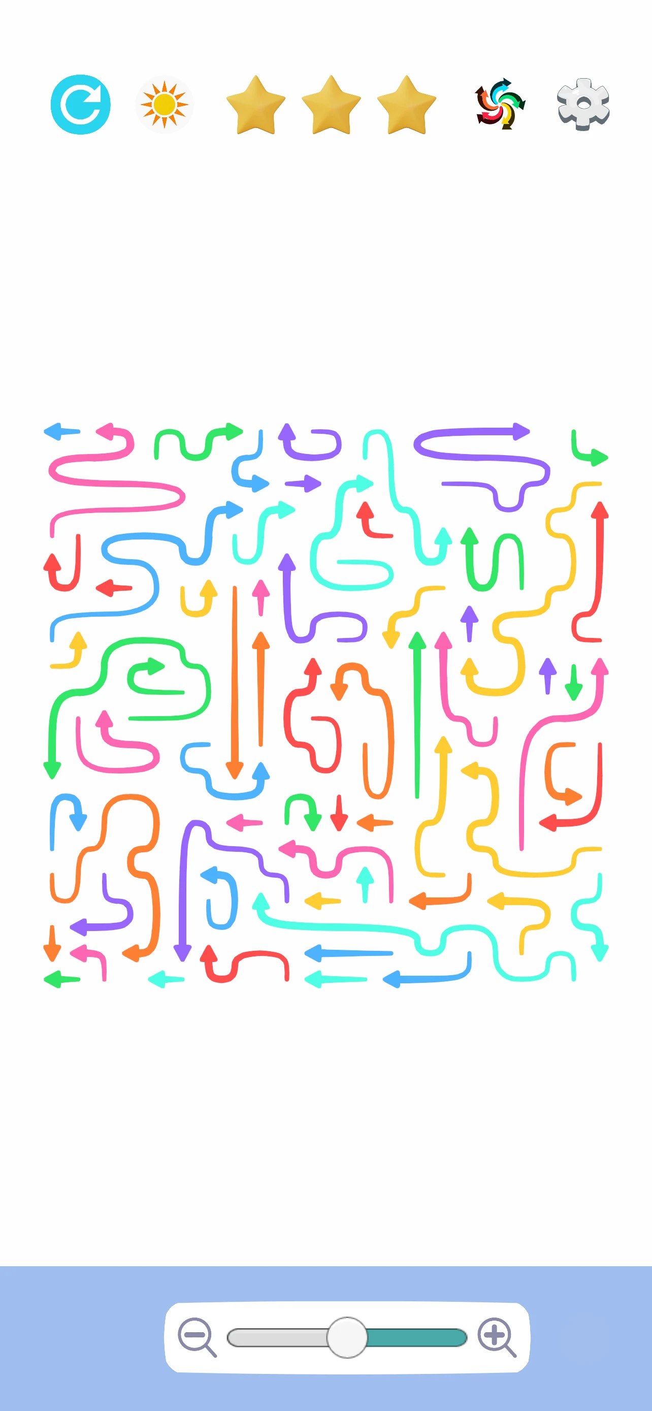 Arrow Curve: Out Flow Puzzle screenshot