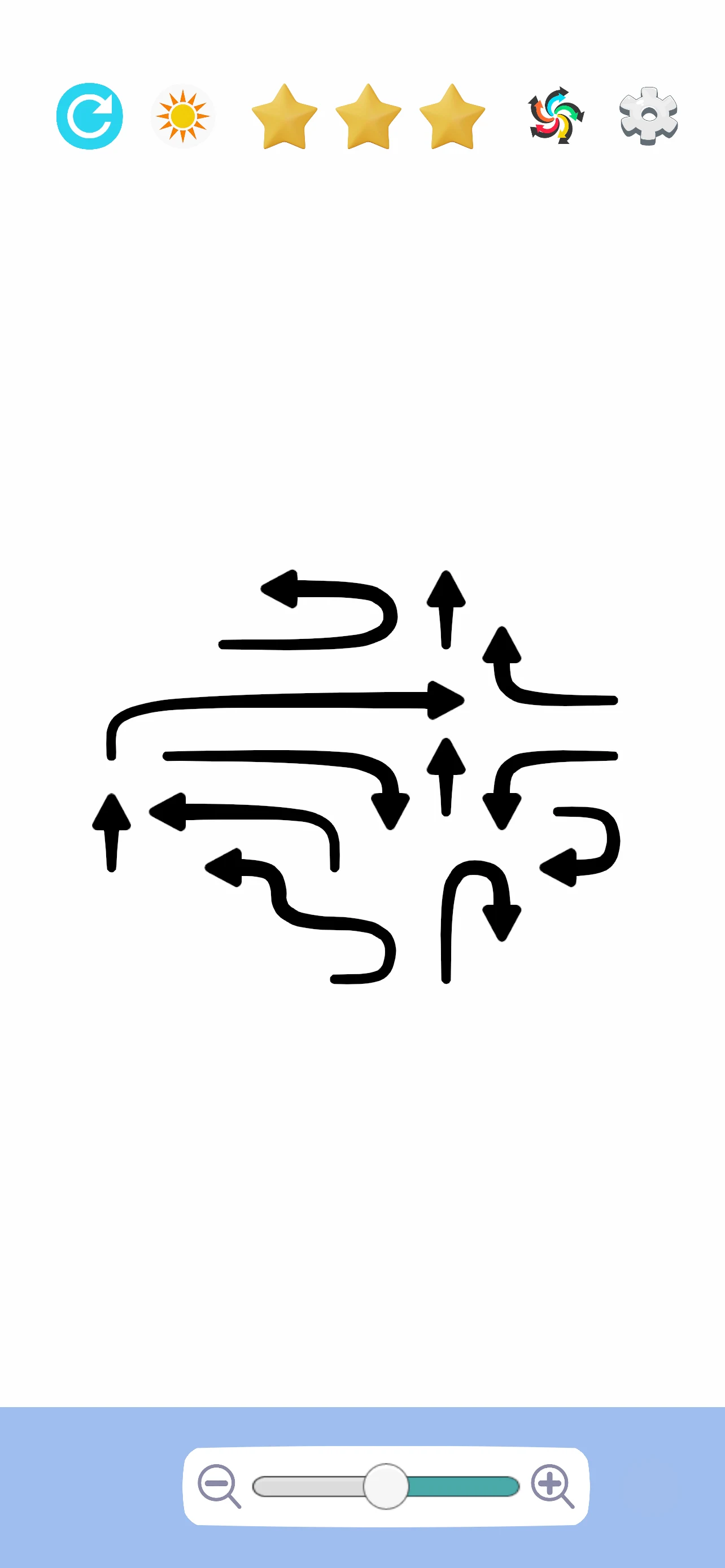 Arrow Curve: Out Flow Puzzle screenshot