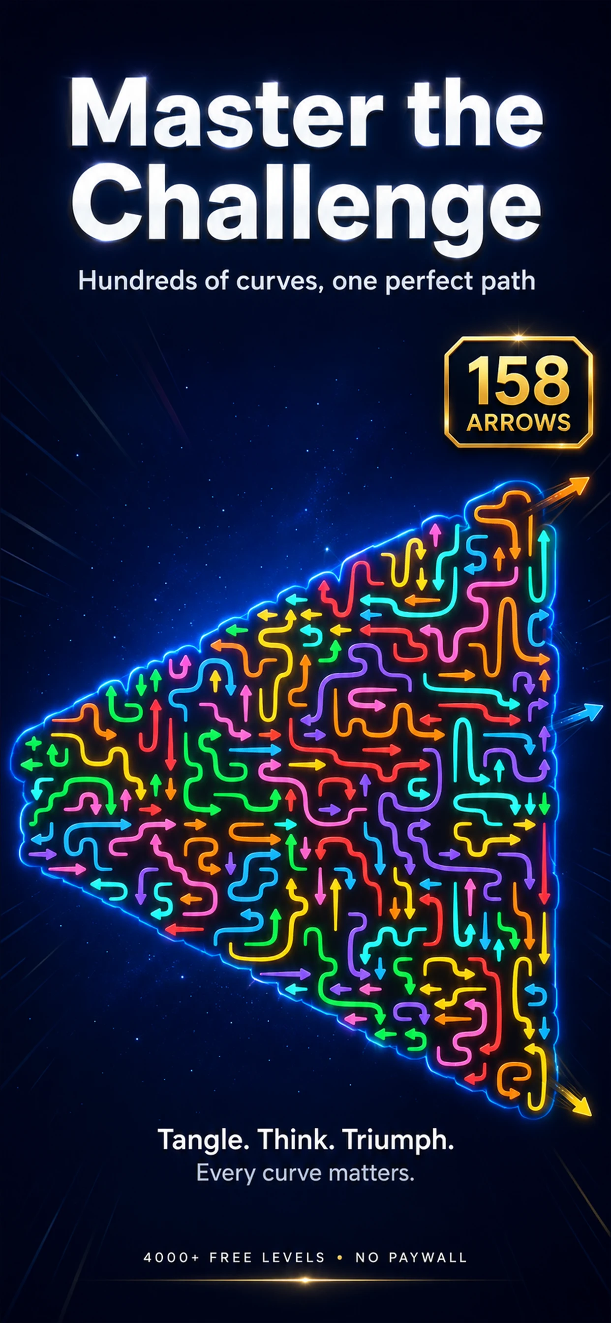 Arrow Curve: Out Flow Puzzle screenshot
